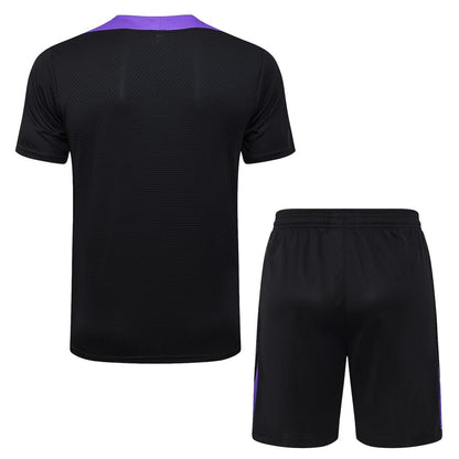 Pantalón corto negro y morado del Barcelona 2025-2026 para hombre | Fútbol