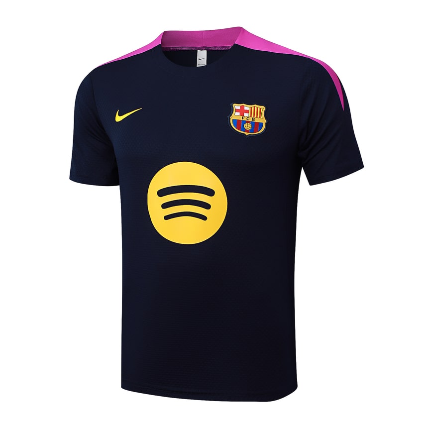 Ensemble Maillot Short Barcelone Homme 2025 2026 Noir Rose | Foot Sport