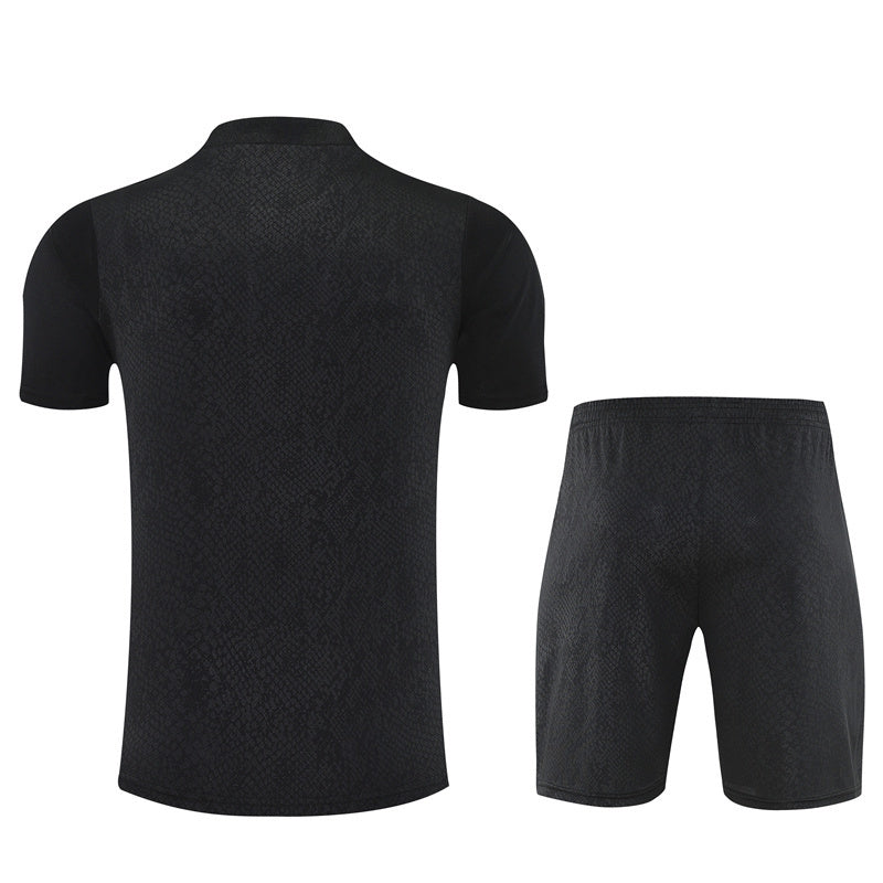 Ensemble Maillot Short Barcelone Homme/Enfant 2025 2026 Noir Violet | Foot Sport