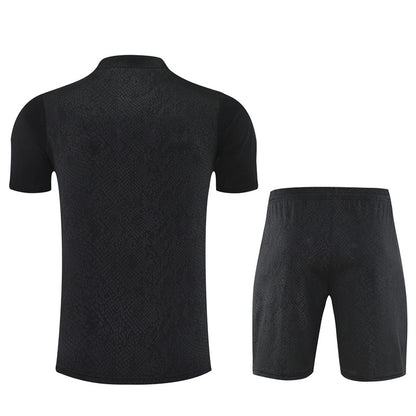 Ensemble Maillot Short Barcelone Homme/Enfant 2025 2026 Noir Violet | Foot Sport