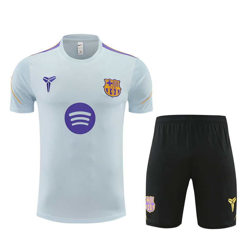 Ensemble-Maillot-Short-Barcelone-2026-2027-Gris-Clair-3