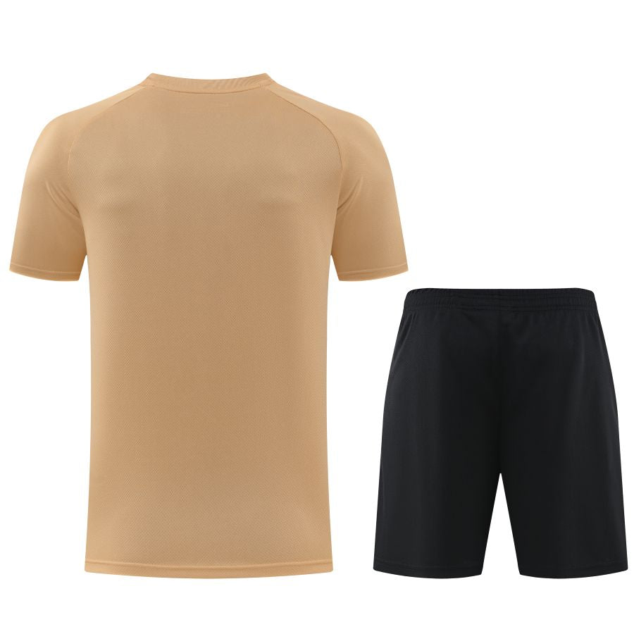 Ensemble Maillot Short Barcelone Homme/Enfant 2026 2027 Brun