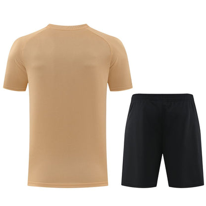 Ensemble Maillot Short Barcelone Homme/Enfant 2026 2027 Brun