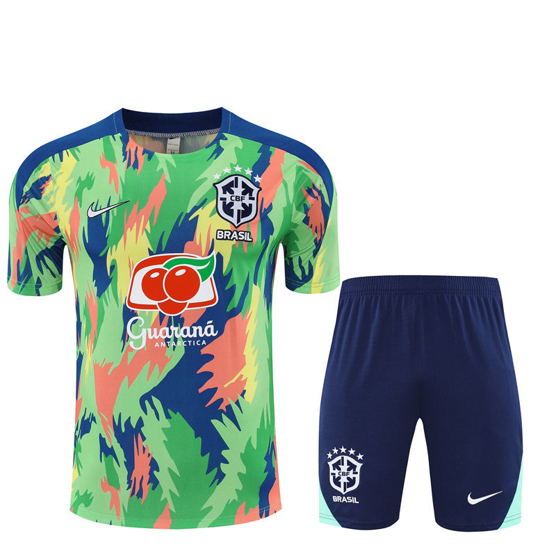 Ensemble-Maillot-Short-Bresil-2025-2026-Bleu-Vert-Camouflage-1