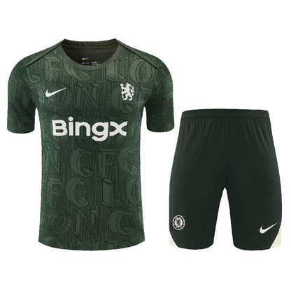 Ensemble-Maillot-Short-Chelsea-2025-2026-Vert-Motif-1