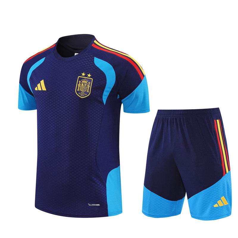 Ensemble-Maillot-Short-Espagne-2-Etoiles-2026-2027-Bleu-Fonce-1