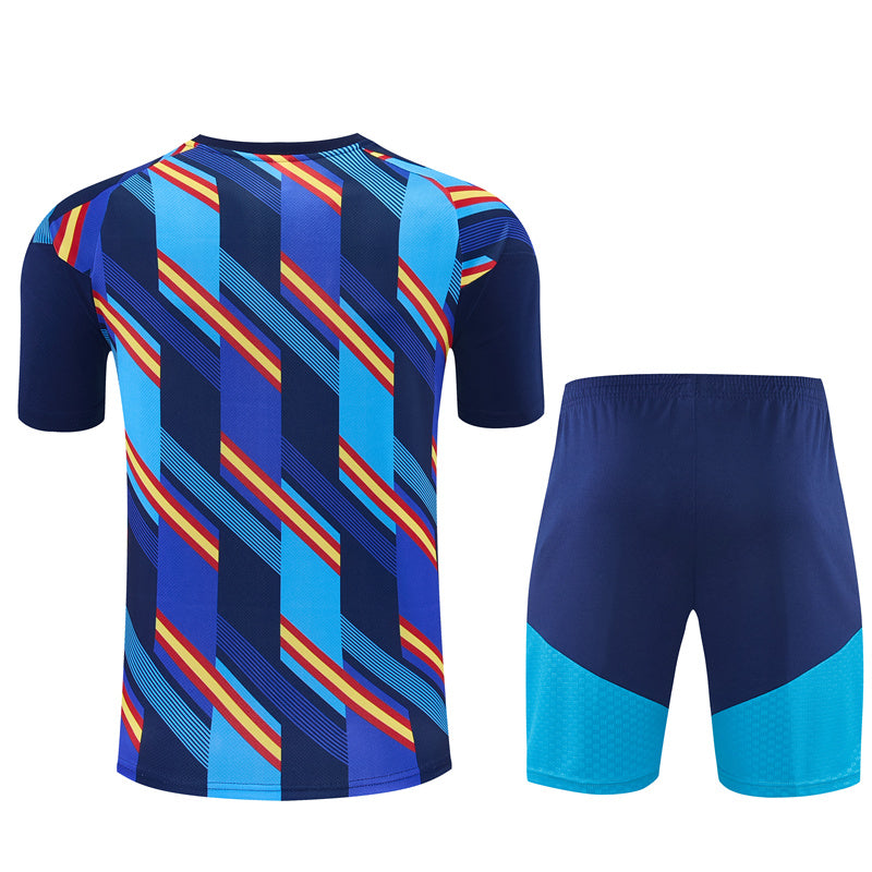 Ensemble-Maillot-Short-Espagne-2-Etoiles-2026-2027-Bleu-Royal-Camouflage-2