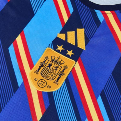 Ensemble-Maillot-Short-Espagne-2-Etoiles-2026-2027-Bleu-Royal-Camouflage-4