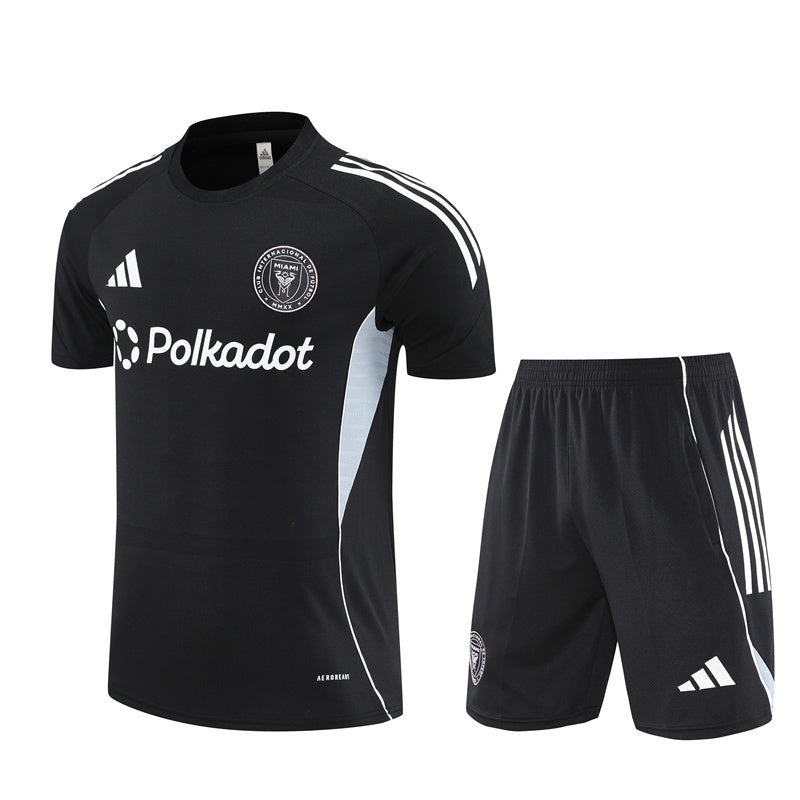 Pantalón corto de entrenamiento negro del Inter Miami para hombre/niño 2025-2026 | Fútbol