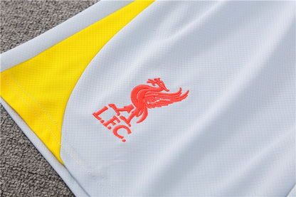 Ensemble Maillot Short Liverpool Homme/Enfant 2024 2025 Blanc | Foot Sport