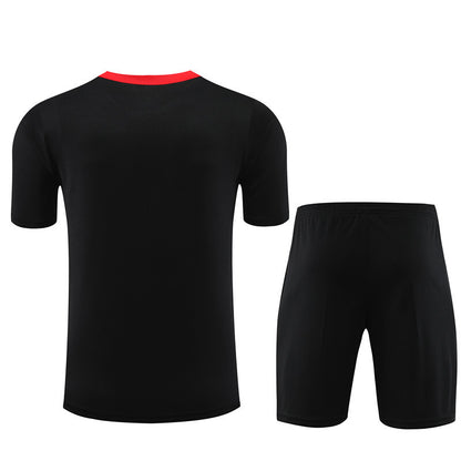 Ensemble Maillot Short Liverpool Homme/Enfant 2024 2025 Noir | Foot Sport