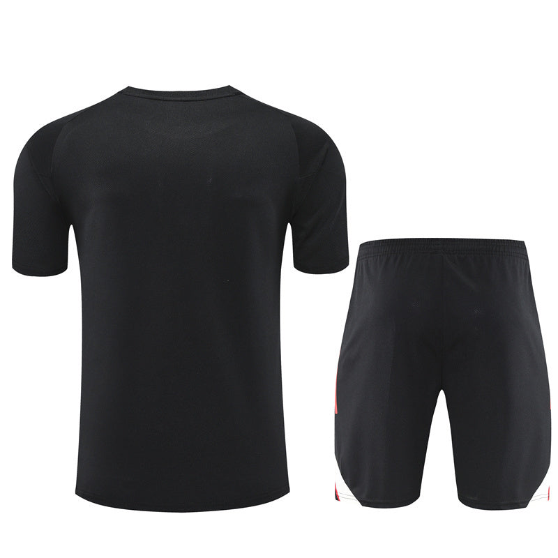 Ensemble Maillot Short Liverpool Homme/Enfant 2025 2026 Noir | Foot Sport