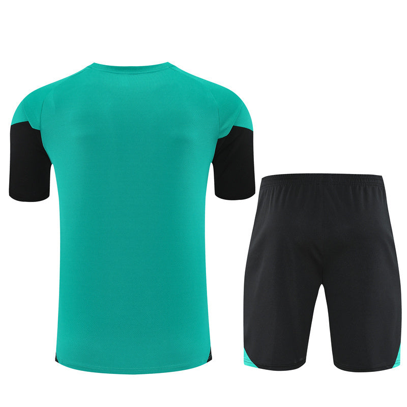 Ensemble Maillot Short Liverpool Homme/Enfant 2025 2026 Vert | Foot Sport
