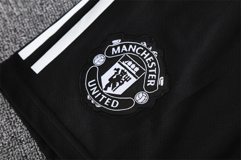 Ensemble Maillot Short Manchester United Homme/Enfant 2024 2025 Blanc | Foot Sport