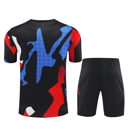 Ensemble-Maillot-Short-Manchester-United-2024-2025-Noir-Camouflage-2
