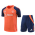 Ensemble-Maillot-Short-Manchester-United-2024-2025-Orange-Bleu-1