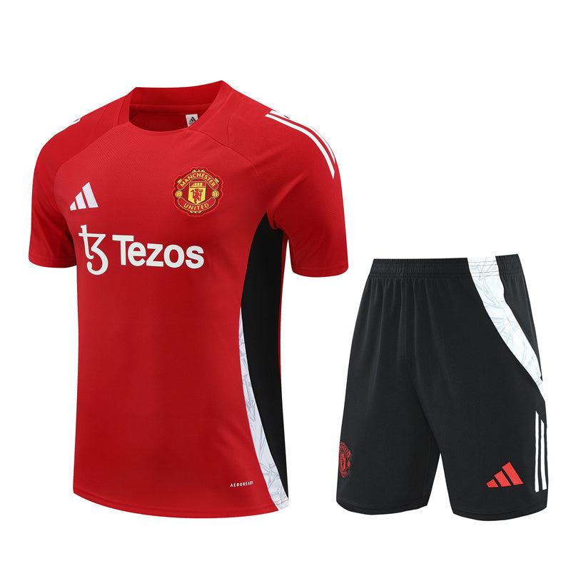 Ensemble-Maillot-Short-Manchester-United-2024-2025-Rouge-1