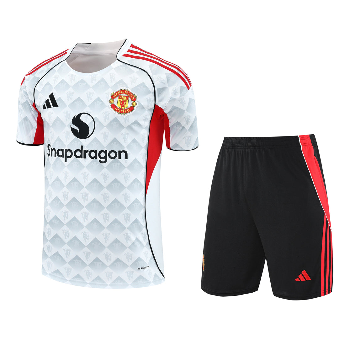 Ensemble-Maillot-Short-Manchester-United-2025-2026-Blanc-Motif-1