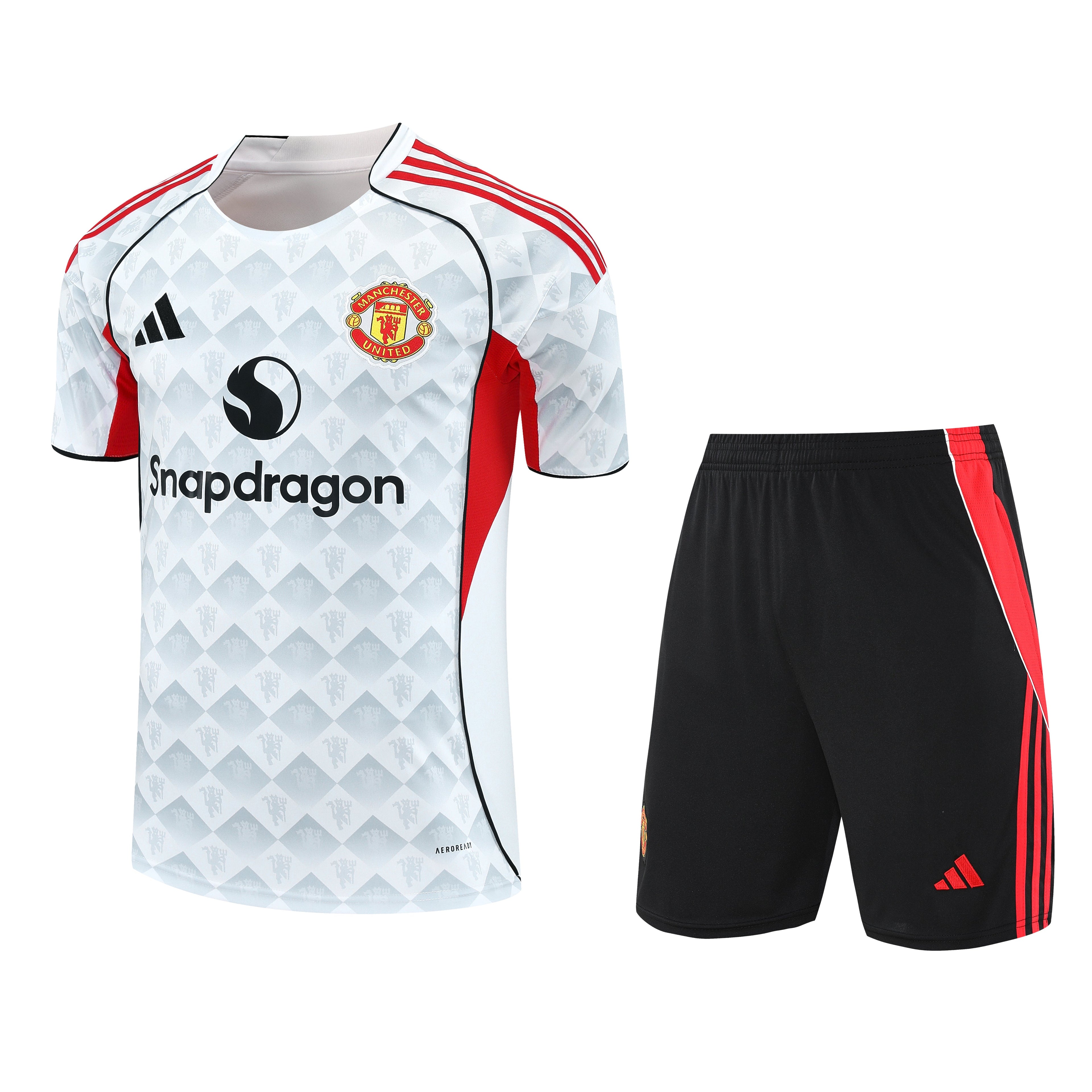 Ensemble-Maillot-Short-Manchester-United-2025-2026-Blanc-Motif-1