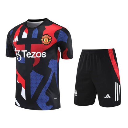 Ensemble-Maillot-Short-Manchester-United-2025-2026-Bleu-Rouge-1