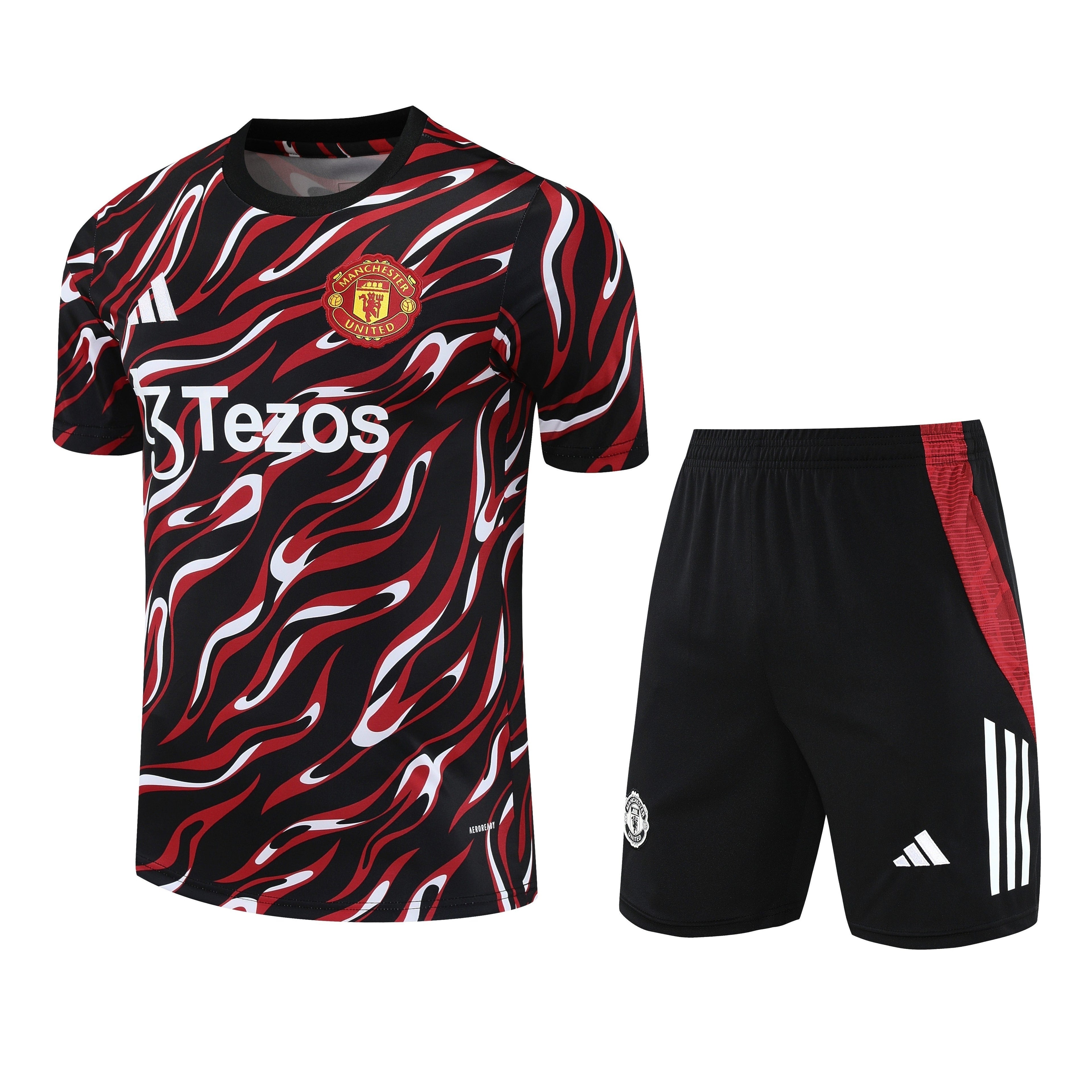 Ensemble-Maillot-Short-Manchester-United-2025-2026-Rouge-Blanc-Motif-1
