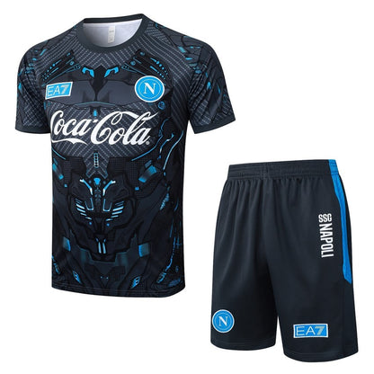 Ensemble-Maillot-Short-Naples-Homme-Enfant-2025-2026-Noir-Motif-1