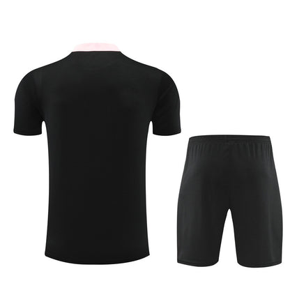 Ensemble Maillot Short PSG Homme/Enfant 2024 2025 Noir Rose | Foot Sport