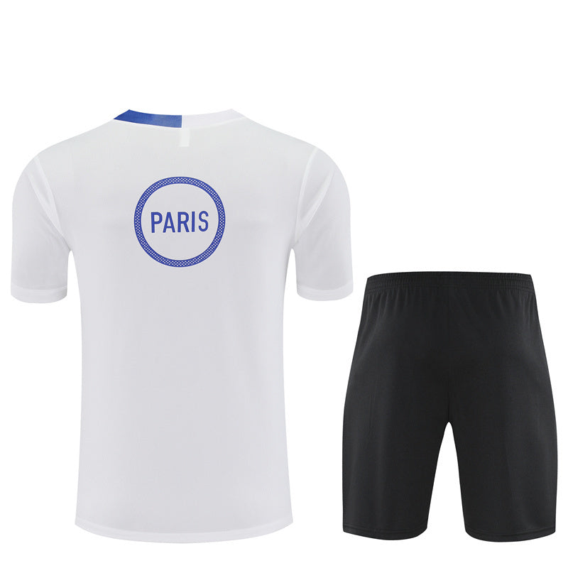 Ensemble Maillot Short PSG Homme/Enfant 2025 2026 Blanc | Foot Sport