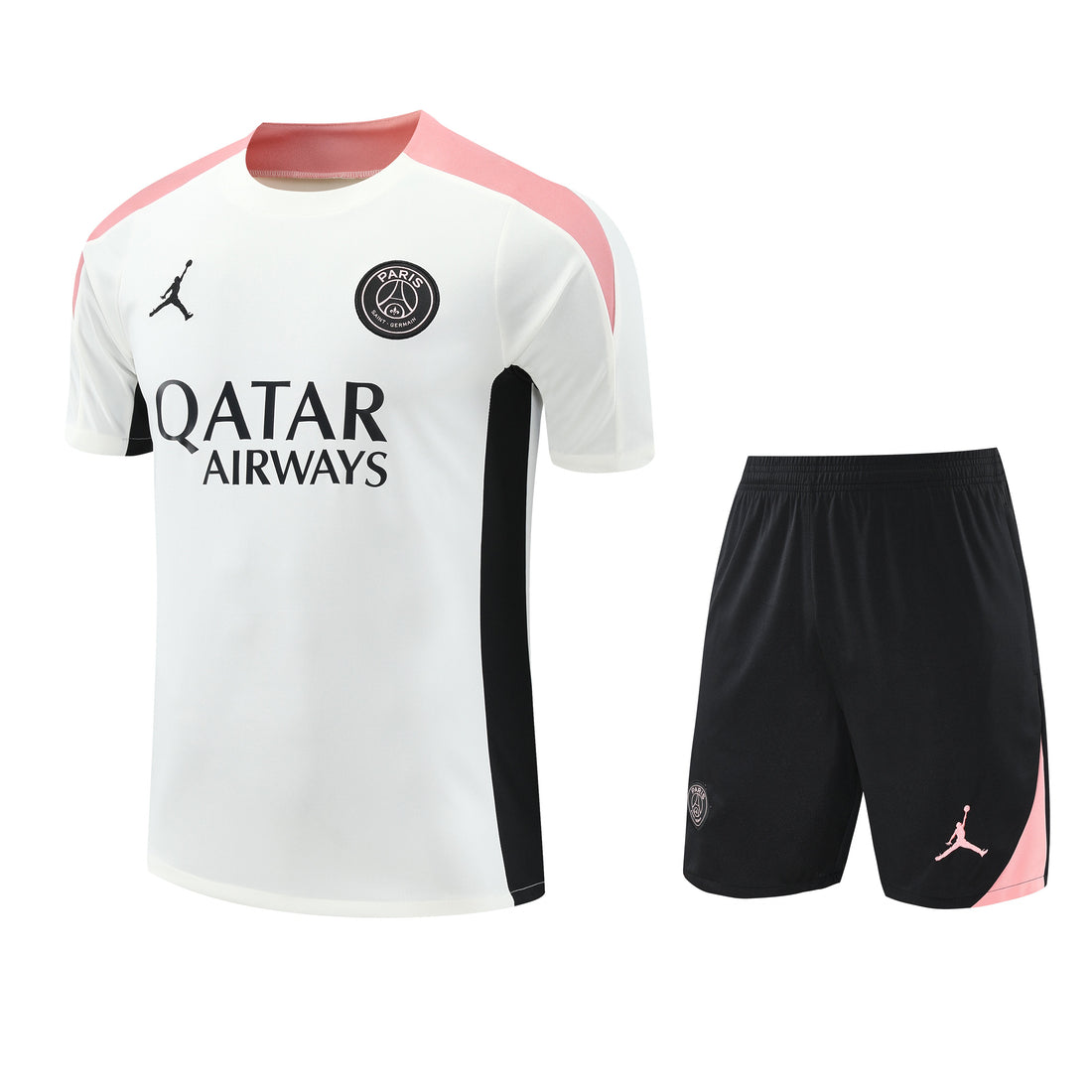 Ensemble-Maillot-Short-PSG-2025-2026-Blanc-Rose-1