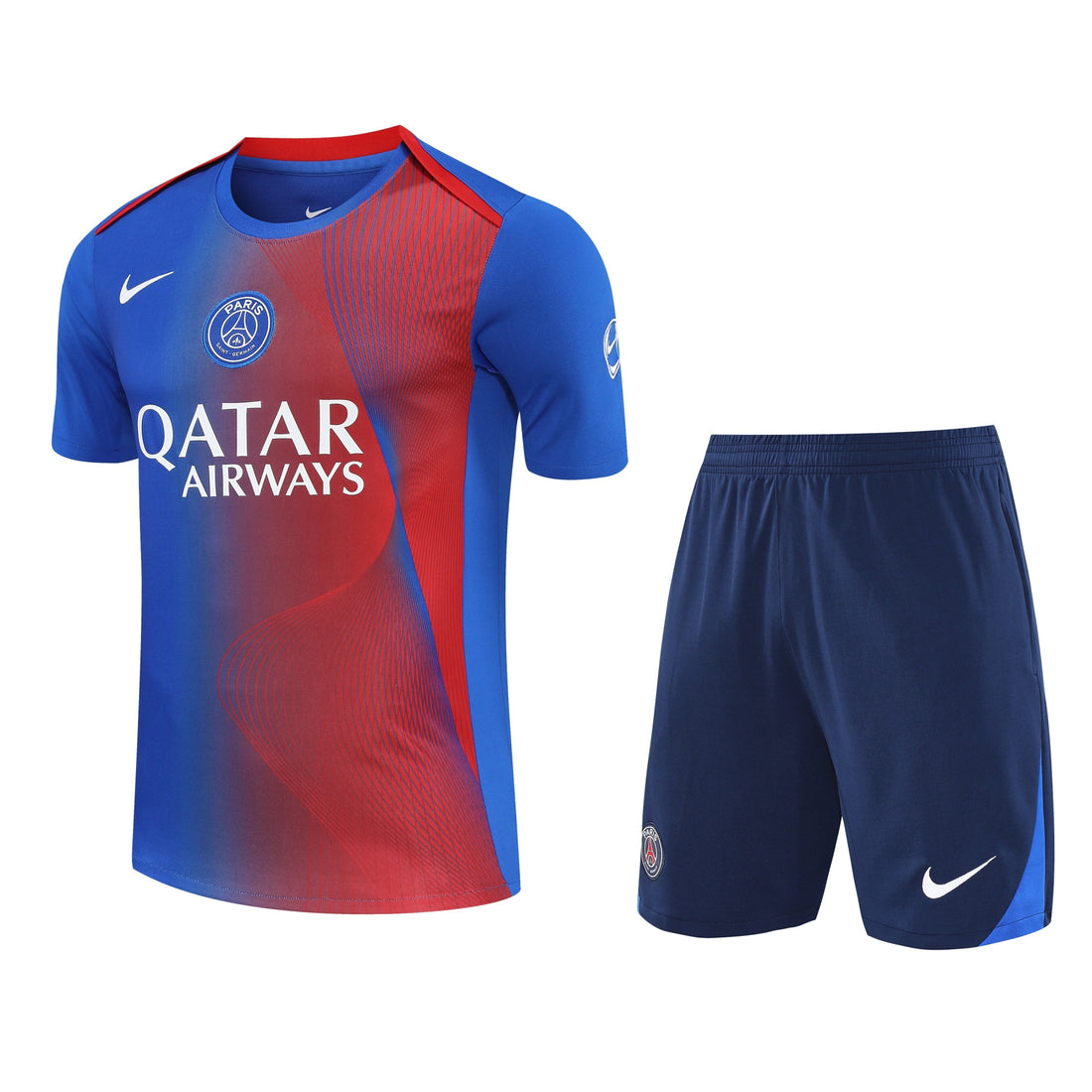 Ensemble-Maillot-Short-PSG-2025-2026-Bleu-Rouge-Motif-1