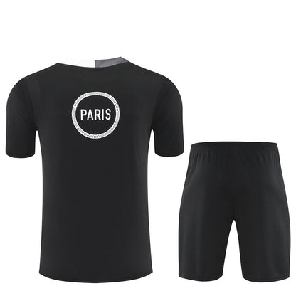 Ensemble Maillot Short PSG Homme/Enfant 2025 2026 Noir | Foot Sport
