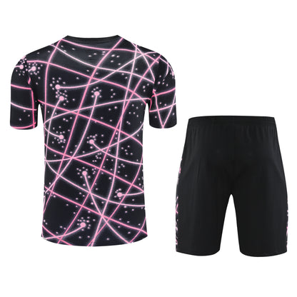 Ensemble-Maillot-Short-PSG-2025-2026-Noir-Rose-Motif-2