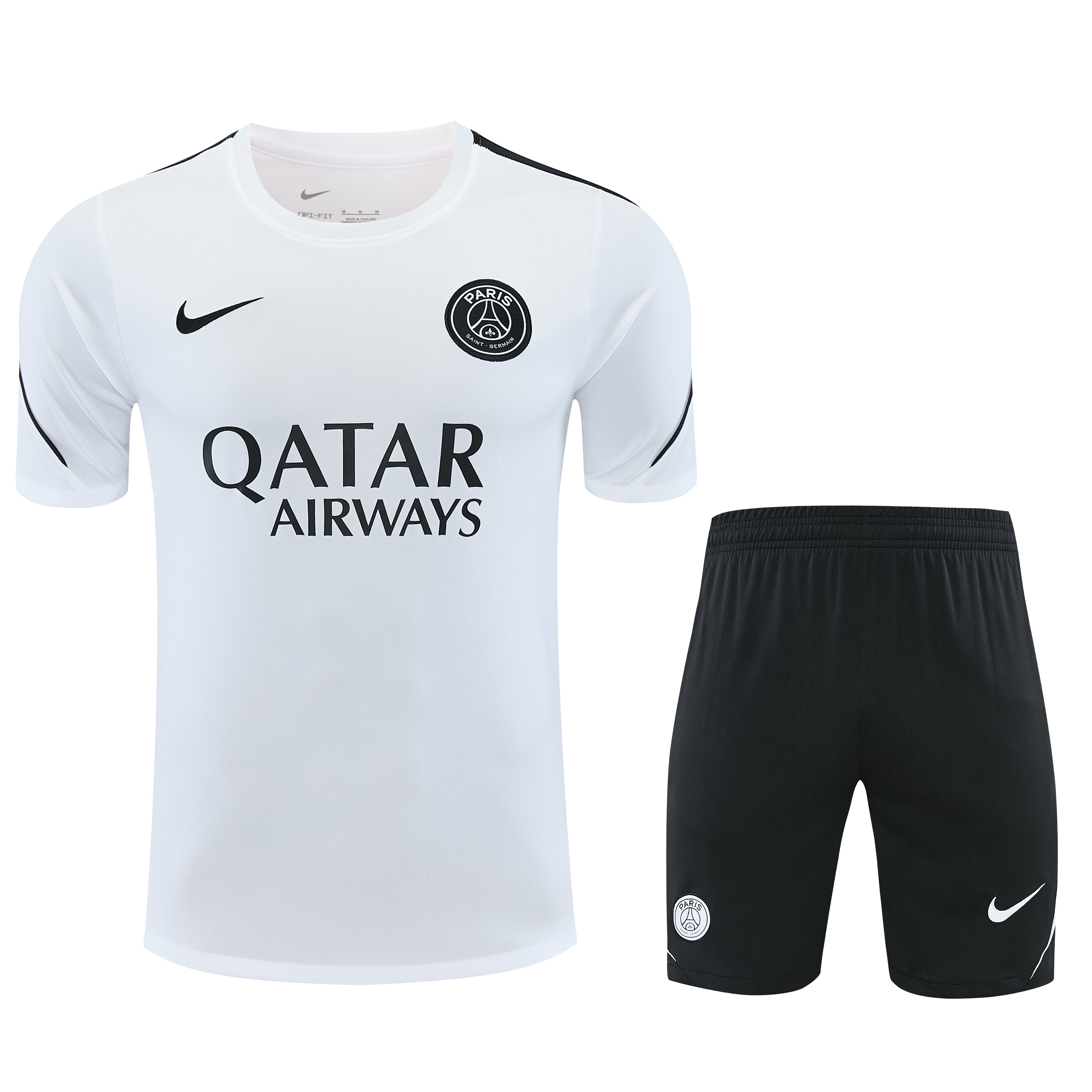 Ensemble-Maillot-Short-PSG-2026-2027-Blanc-Noir-1