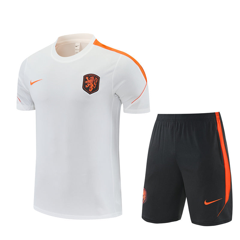 Ensemble-Maillot-Short-Pays-Bas-2026-2027-Blanc-1