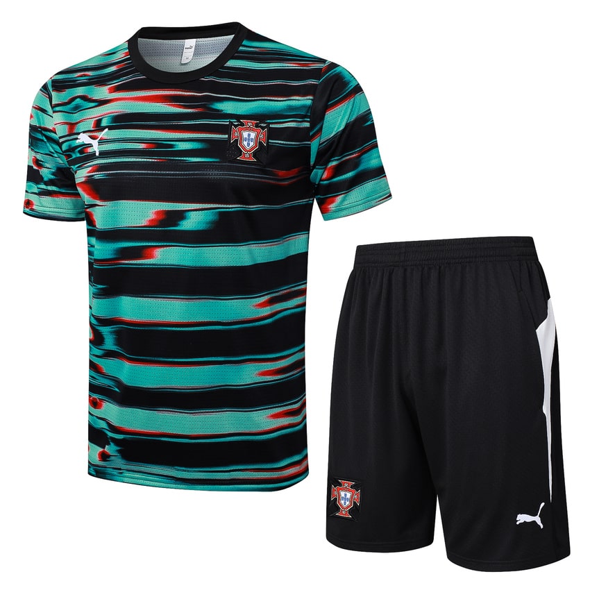 Ensemble-Maillot-Short-Portugal-2024-2025-Vert-Noir