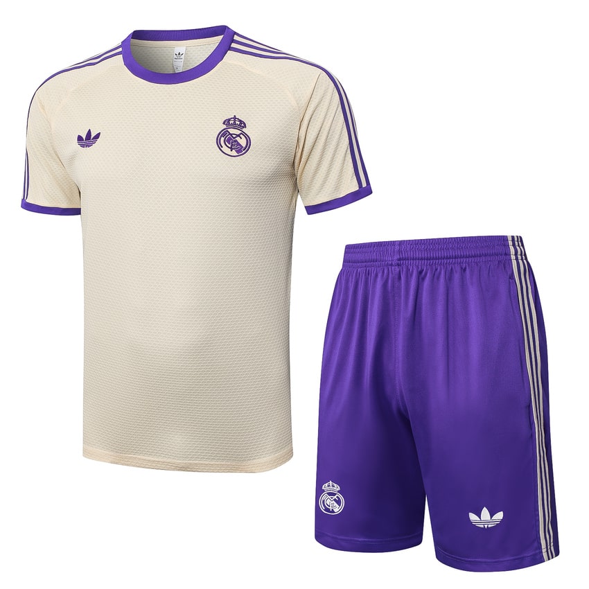 Ensemble-Maillot-Short-Real-Madrid-2025-2026-Beige-Violet-1