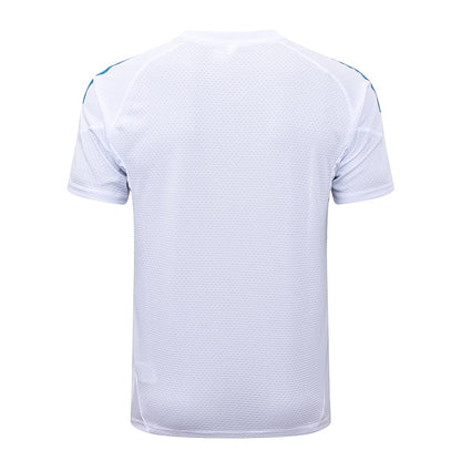 Ensemble Maillot Short Real Madrid Homme 2025 2026 Blanc Bleu | Foot Sport