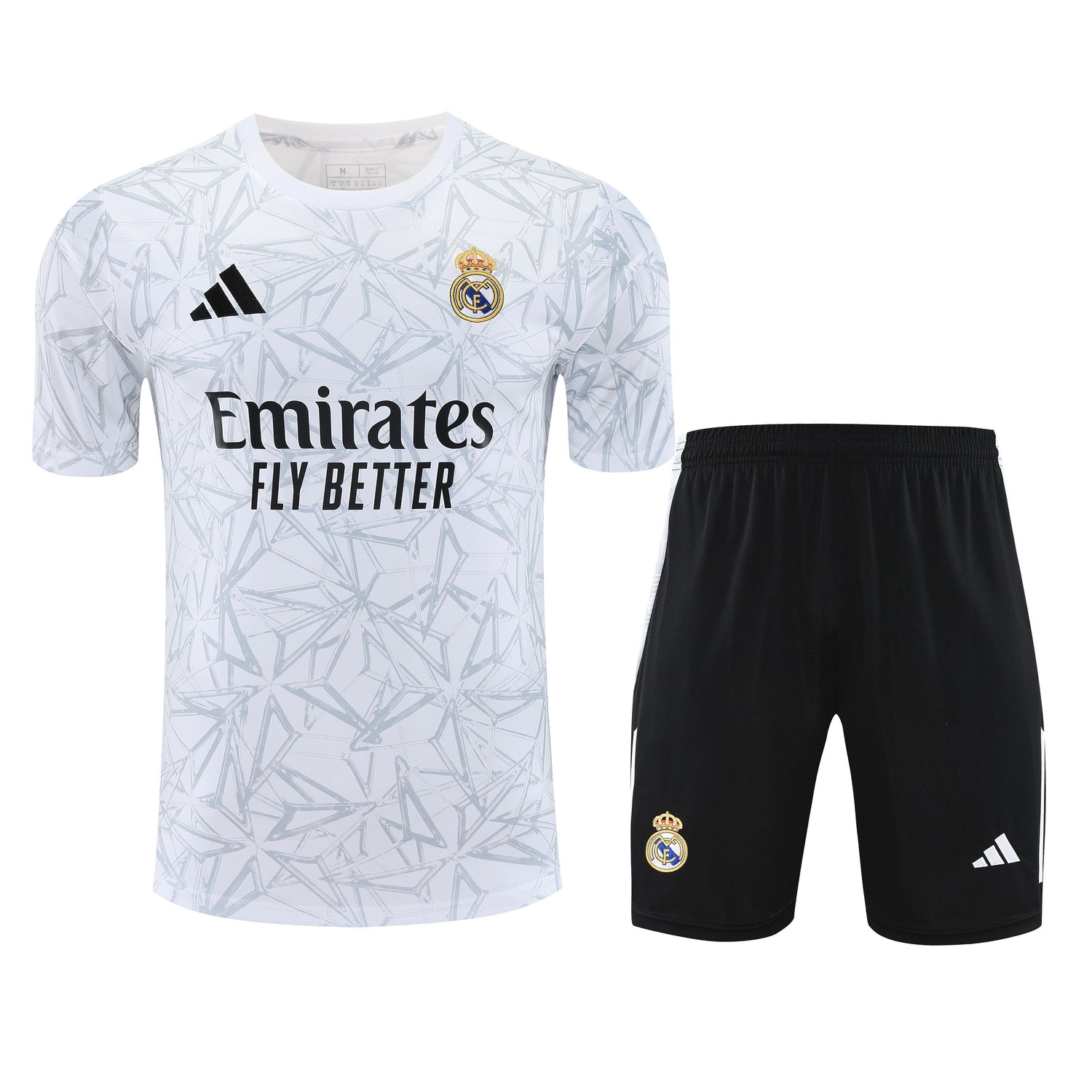 Ensemble-Maillot-Short-Real-Madrid-2025-2026-Blanc-Motif-1
