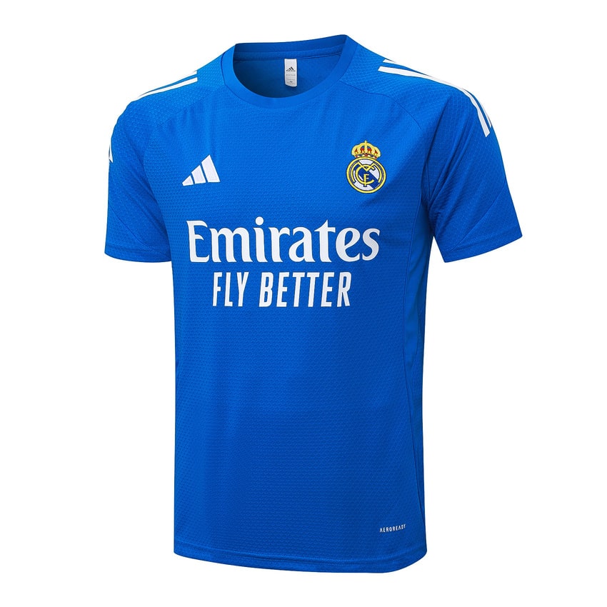 Conjunto de camiseta y pantalón corto azul claro del Real Madrid para hombre/niño 2025-2026 | Fútbol