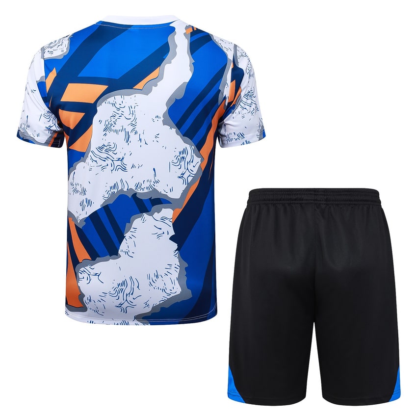 Ensemble Maillot Short Real Madrid Homme/Enfant 2025 2026 Bleu Tache | Foot Sport