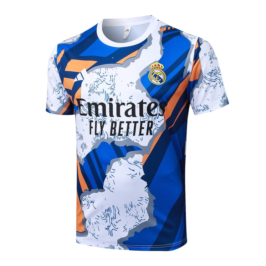 Ensemble Maillot Short Real Madrid Homme/Enfant 2025 2026 Bleu Tache | Foot Sport