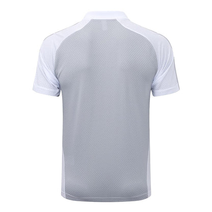 Polo Real Madrid Homme 2025 2026 Gris Blanc | Foot Sport