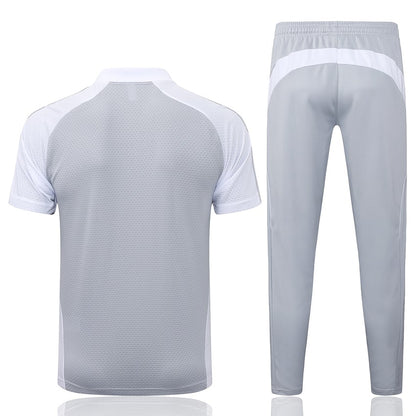 Polo Real Madrid Homme 2025 2026 Gris Blanc | Foot Sport