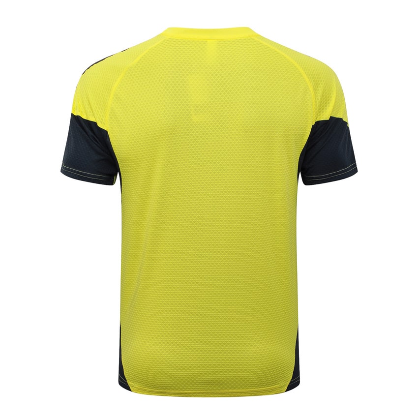 Conjunto de camiseta y pantalón corto amarillo del Real Madrid para hombre/niño 2025-2026 | Fútbol