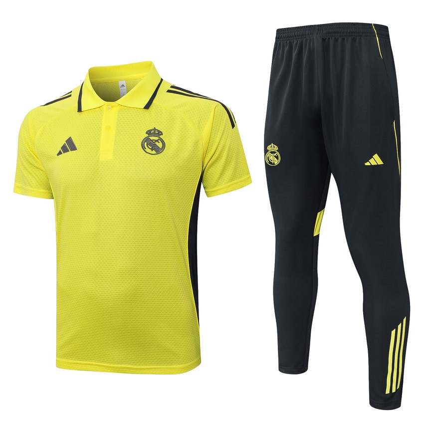 Ensemble-Maillot-Short-Real-Madrid-2025-2026-Jaune-Clair-1