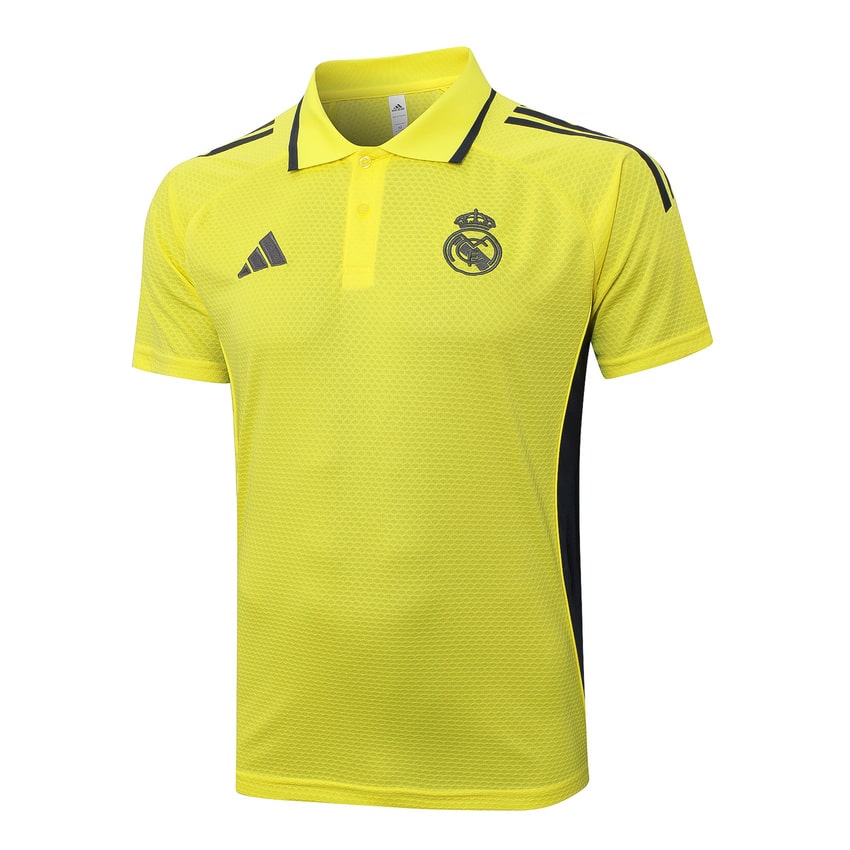 Polo Real Madrid Homme 2025 2026 Jaune | Foot Sport