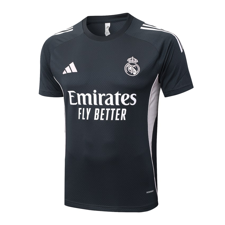 Ensemble Maillot Short Real Madrid Homme/Enfant 2025 2026 Noir Clair | Foot Sport