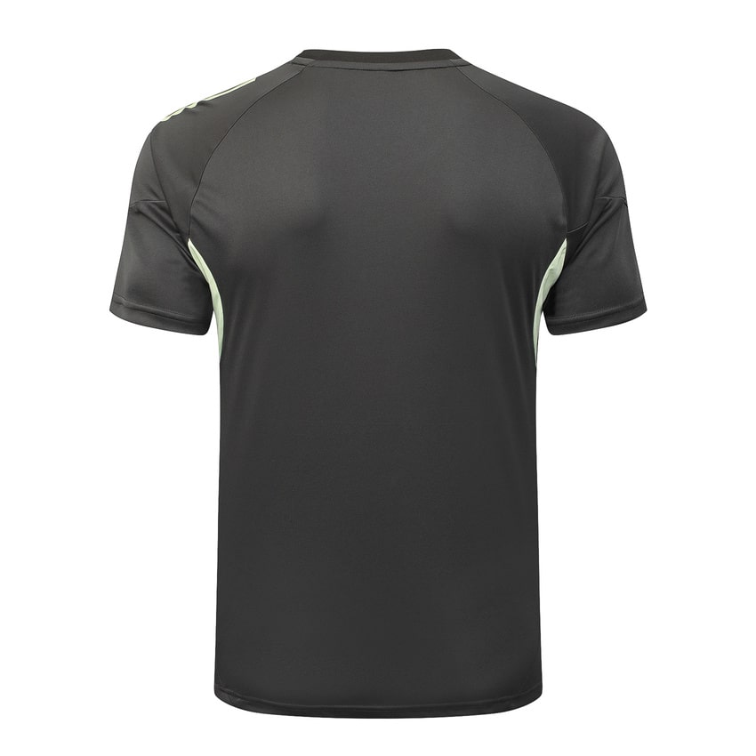Conjunto de camiseta y pantalón corto negro y amarillo del Real Madrid para hombre/niño 2025-2026 | Fútbol