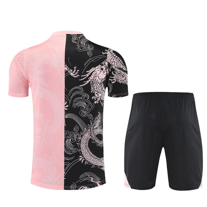 Ensemble Maillot Short Real Madrid Homme/Enfant 2025 2026 Noir Rose Edition Limitée | Foot Sport