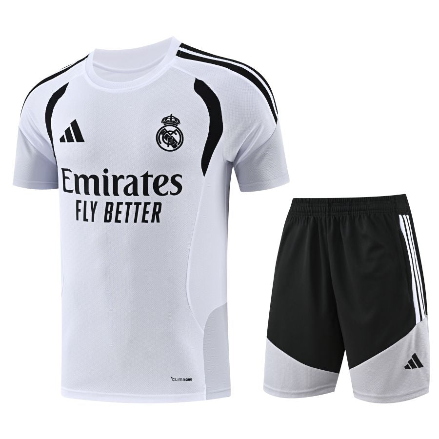 Ensemble-Maillot-Short-Real-Madrid-2026-2027-Blanc-Noir-1